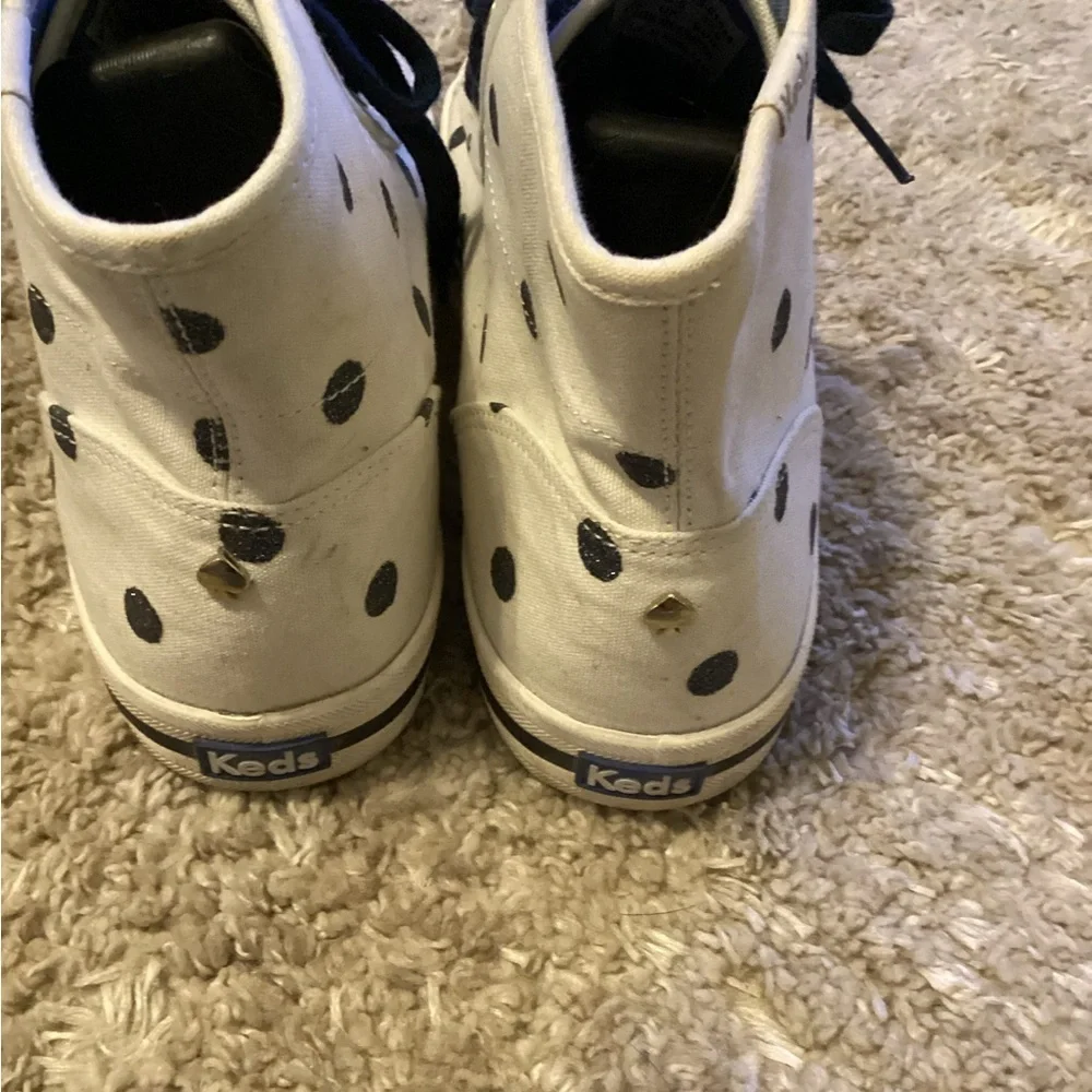Keds x kate spade new york Double Up Hi Glitter Dot glitter high top-SZ 8