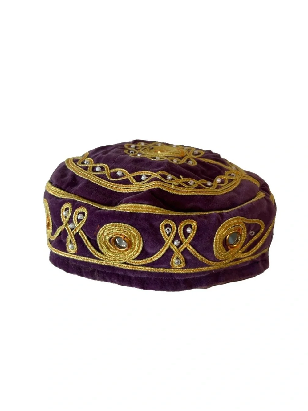 Vintage purple velvet