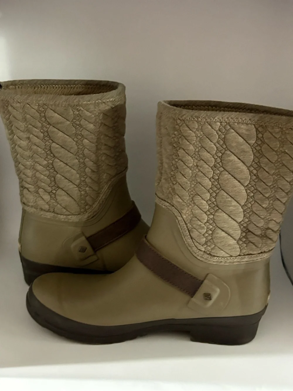 Sperry waterproof rubber