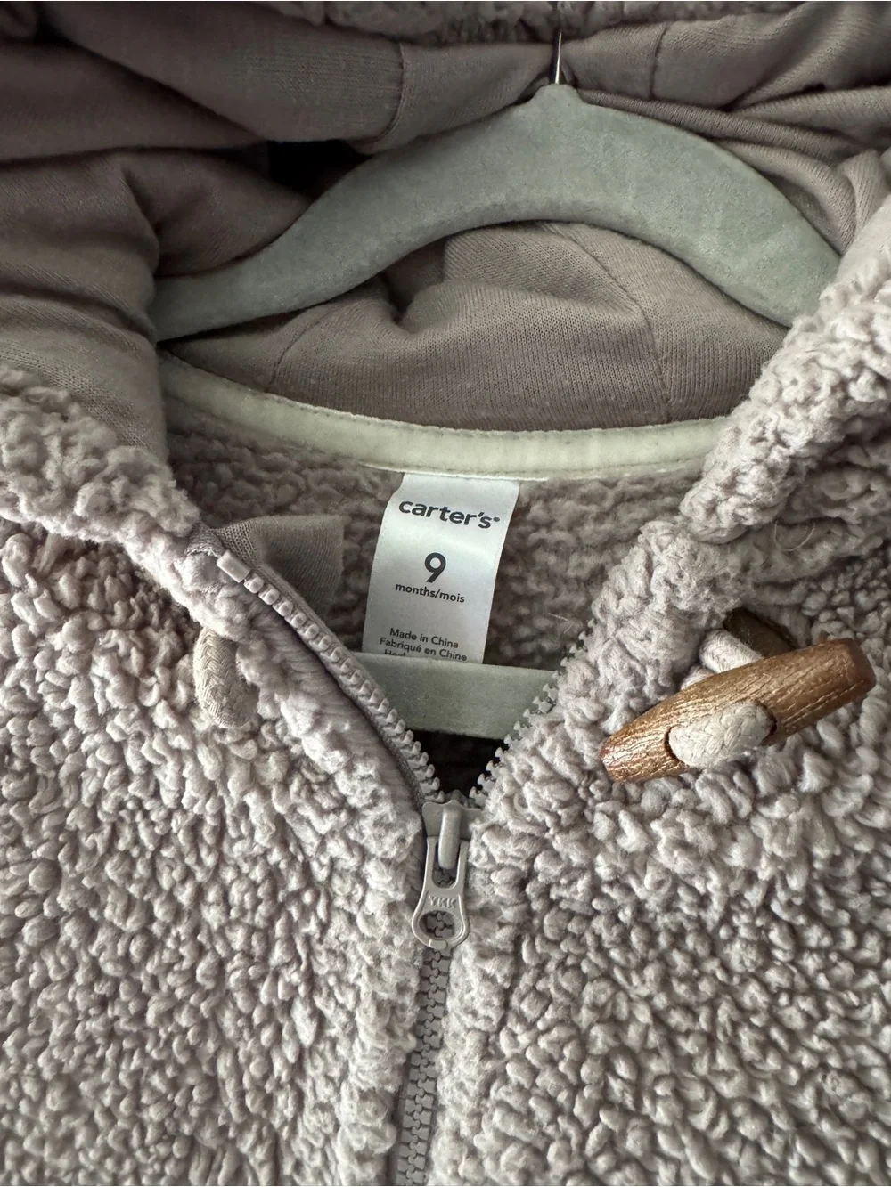Carters soft sherpa