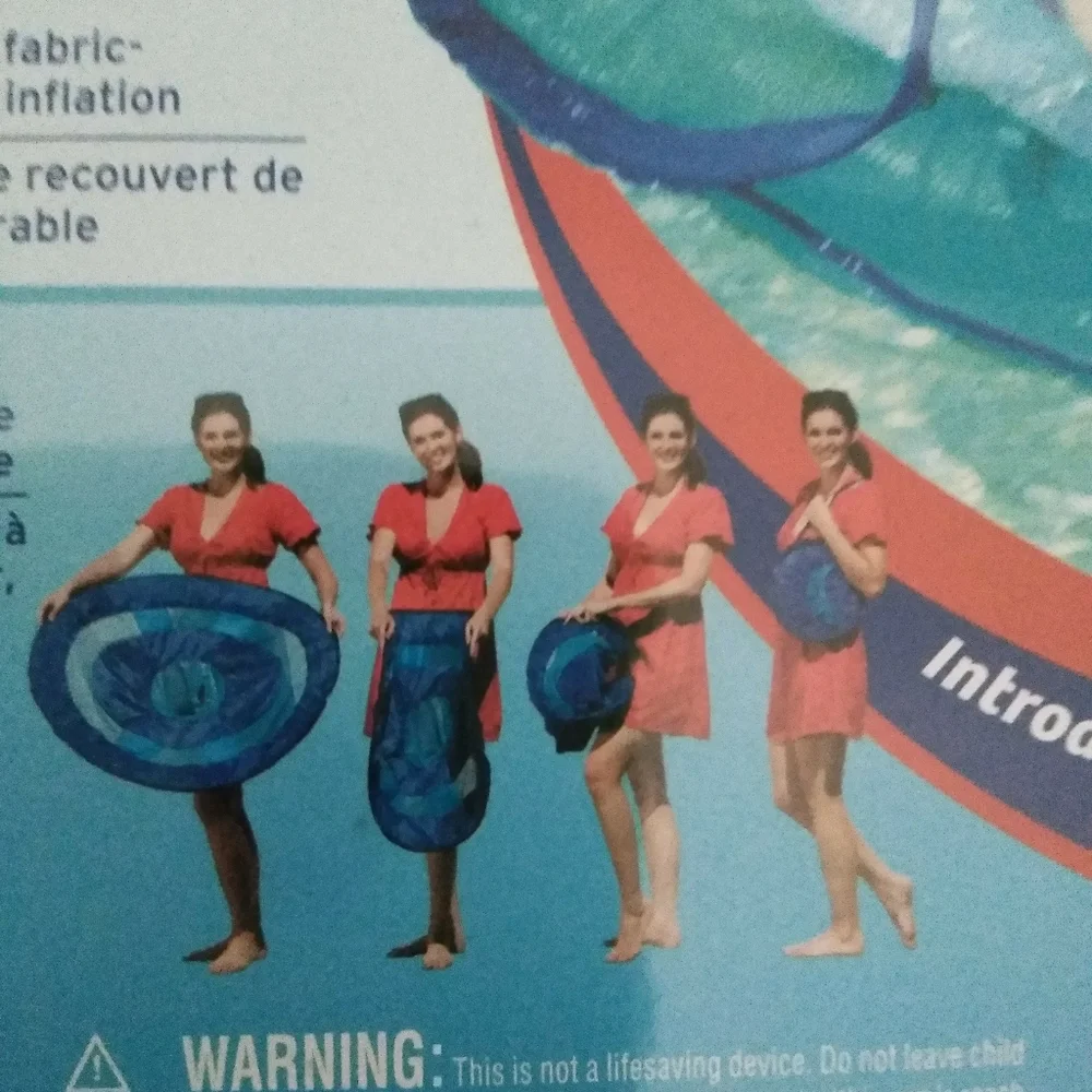 SwimWays introducing baby