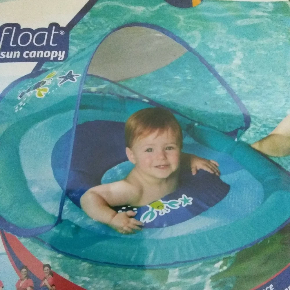 SwimWays introducing baby