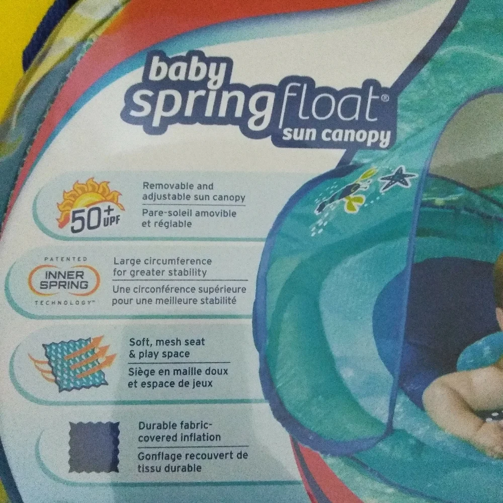 SwimWays introducing baby