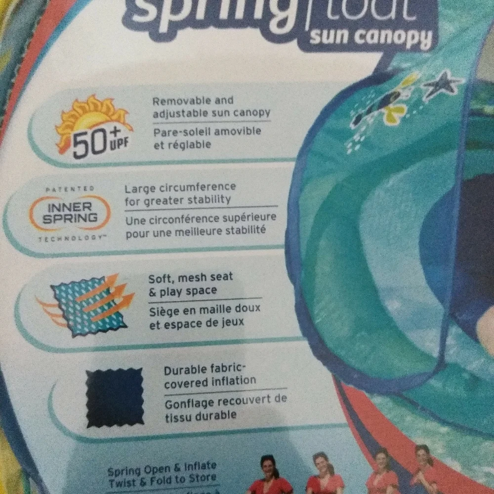 SwimWays introducing baby
