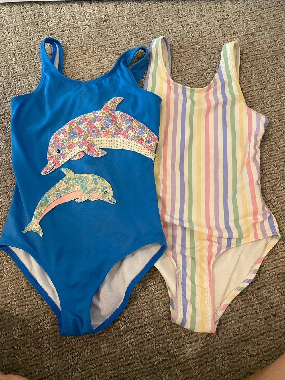 Girls' One-Piece Swimsuits - Mini Boden & Gap size 6-7 girls