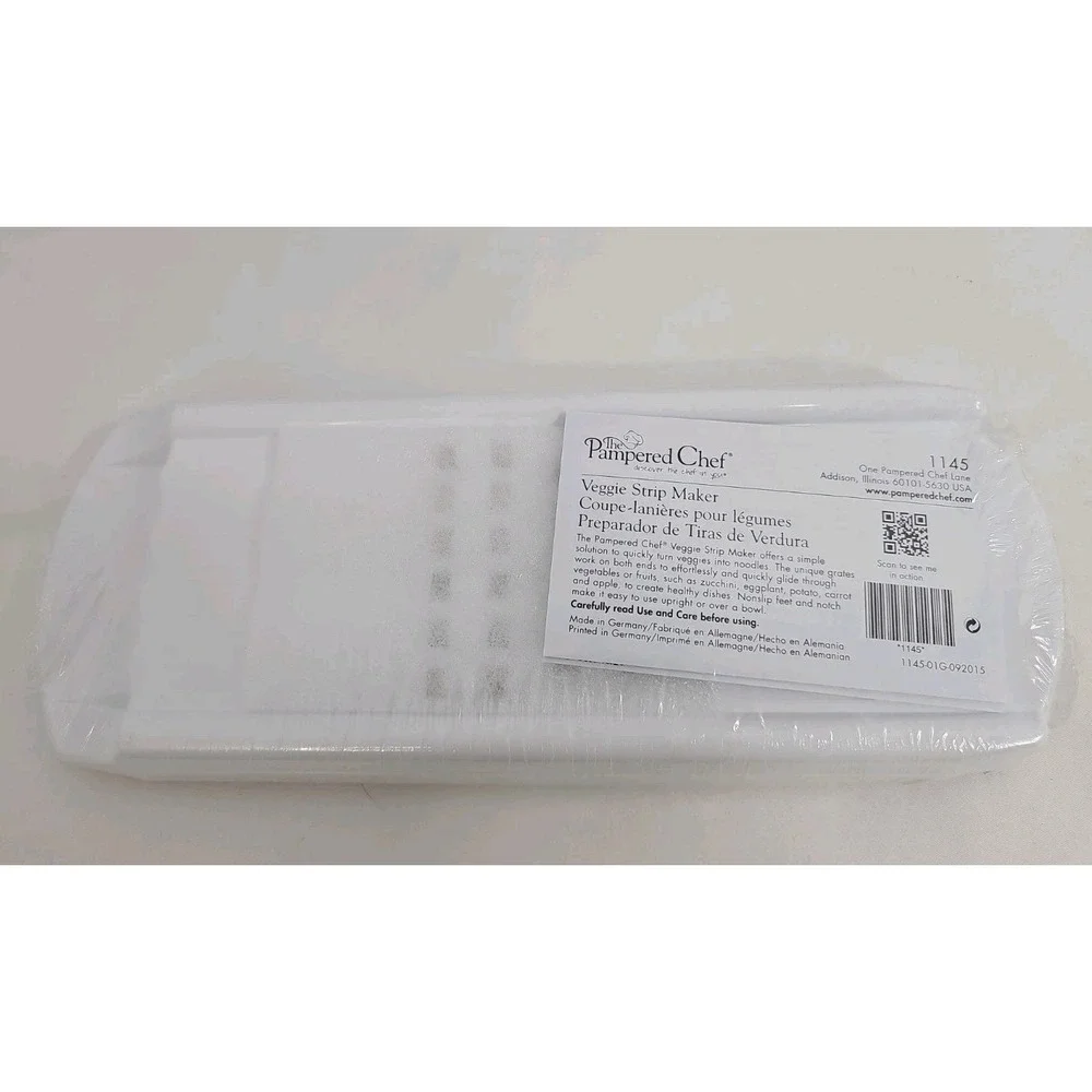 New Pampered Chef Veggie Strip Maker #1145 New Sealed
