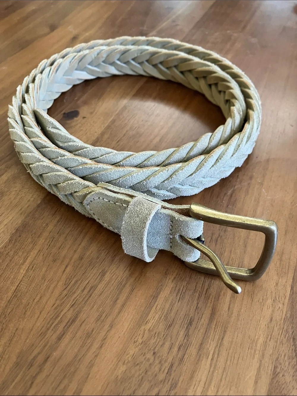 J. Crew Braided Suede Leather Belt