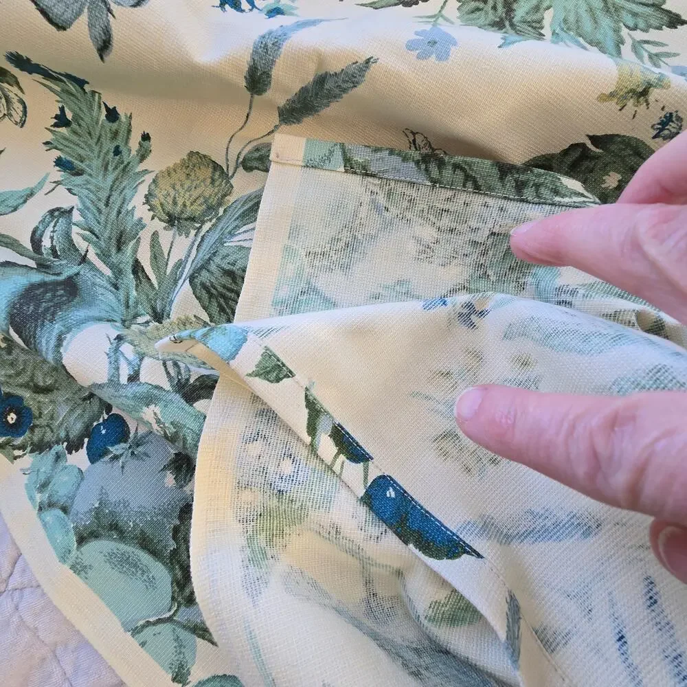 Waverly hemmed measurements green