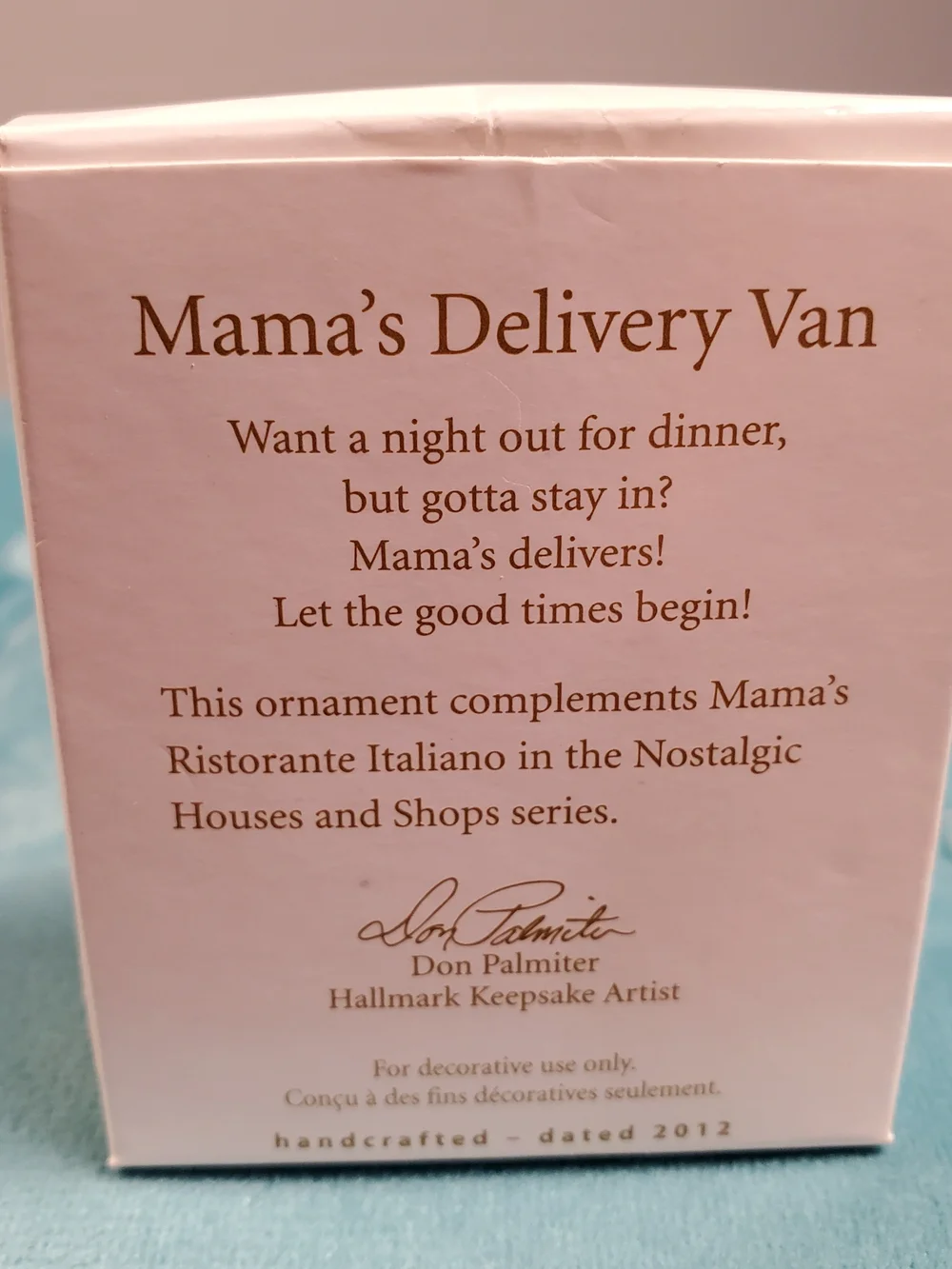 Hallmark don box inch