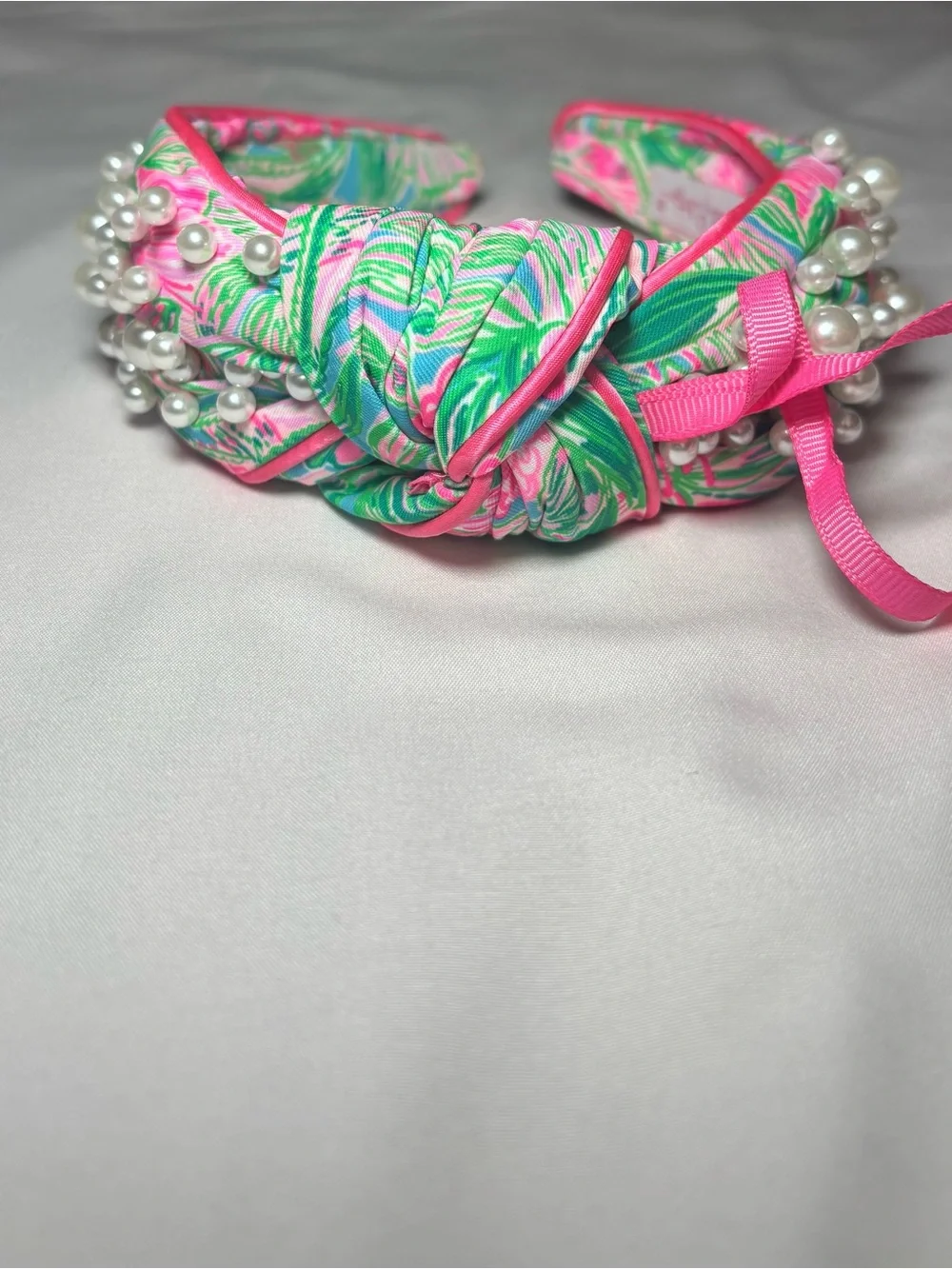 Lilly Pulitzer padded fabric