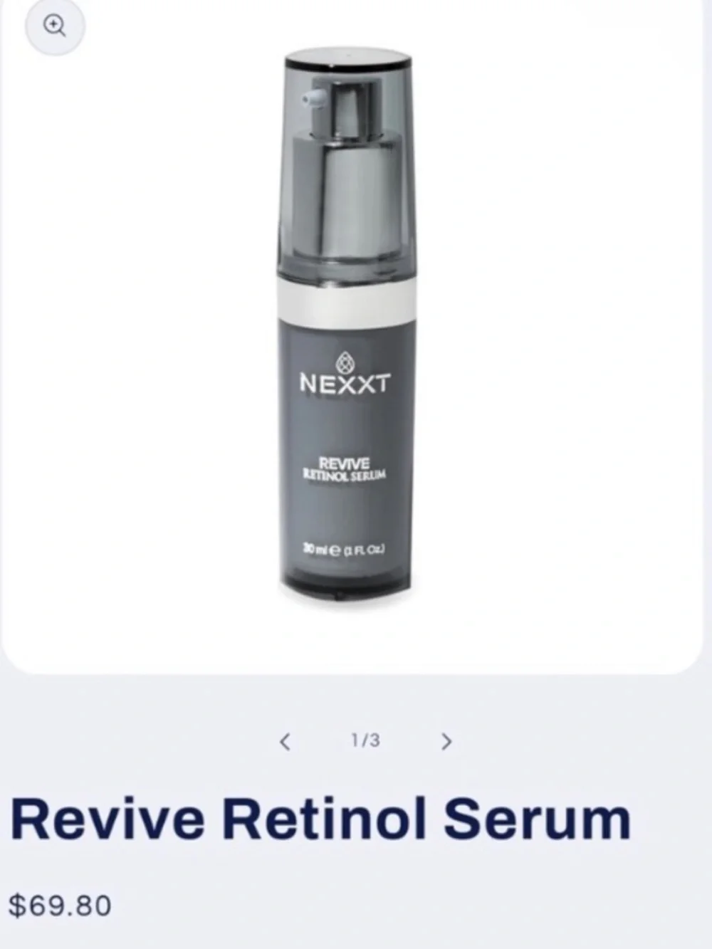 Nexxt revive retinol