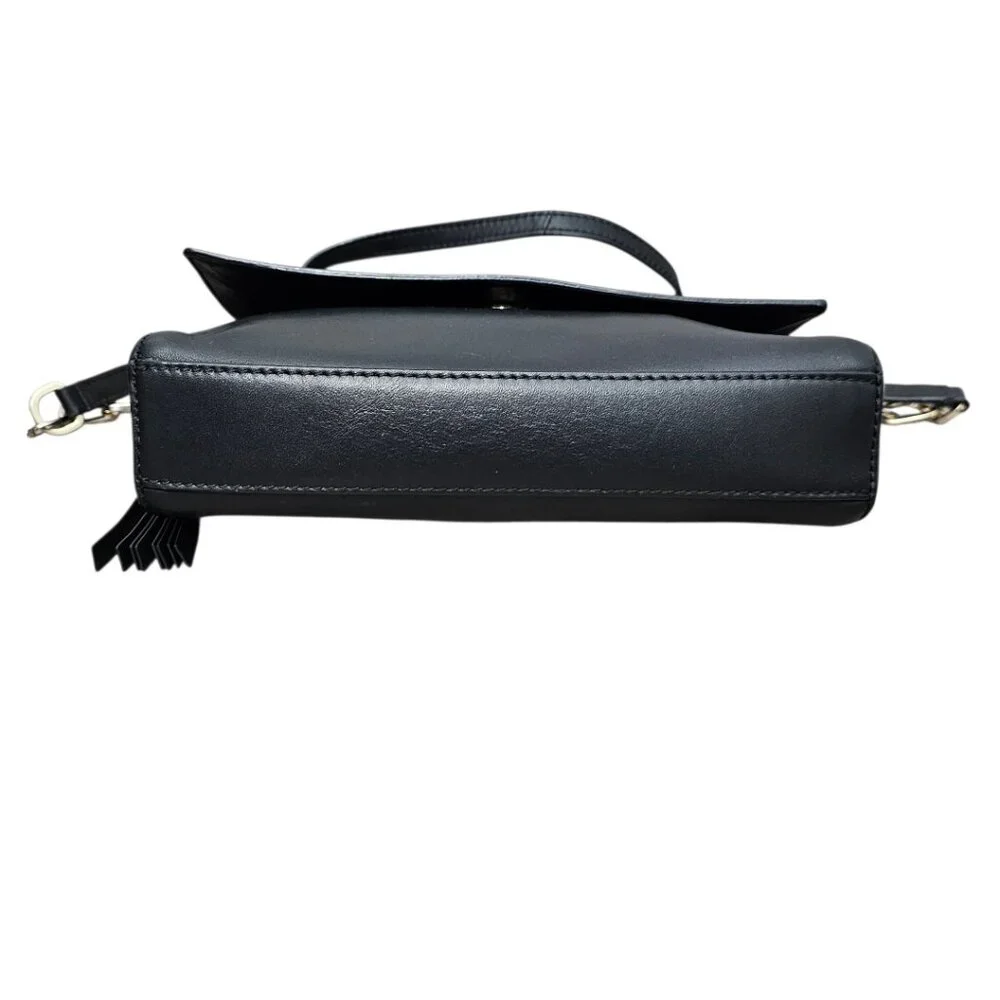 Kate Spade New York Cove Street Dody Leather Chain Black Crossbody Bag COA Small