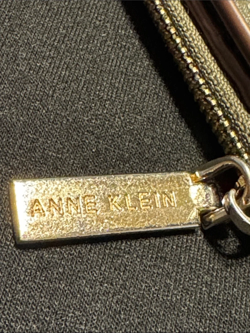 Anne Klein Olive Card Holder Wristlet with Coin Pouch