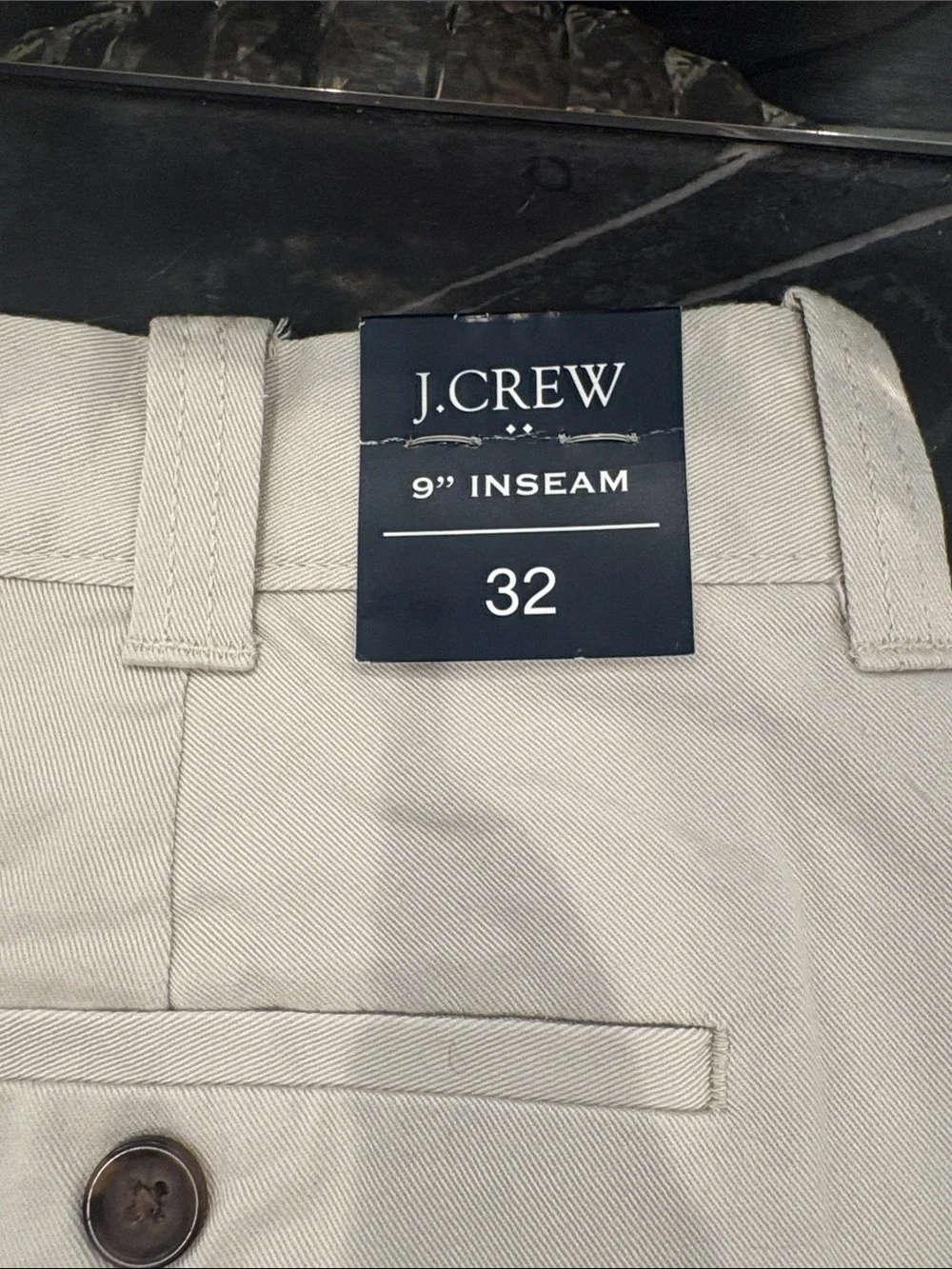 J. Crew Cream Cotton Chino Shorts