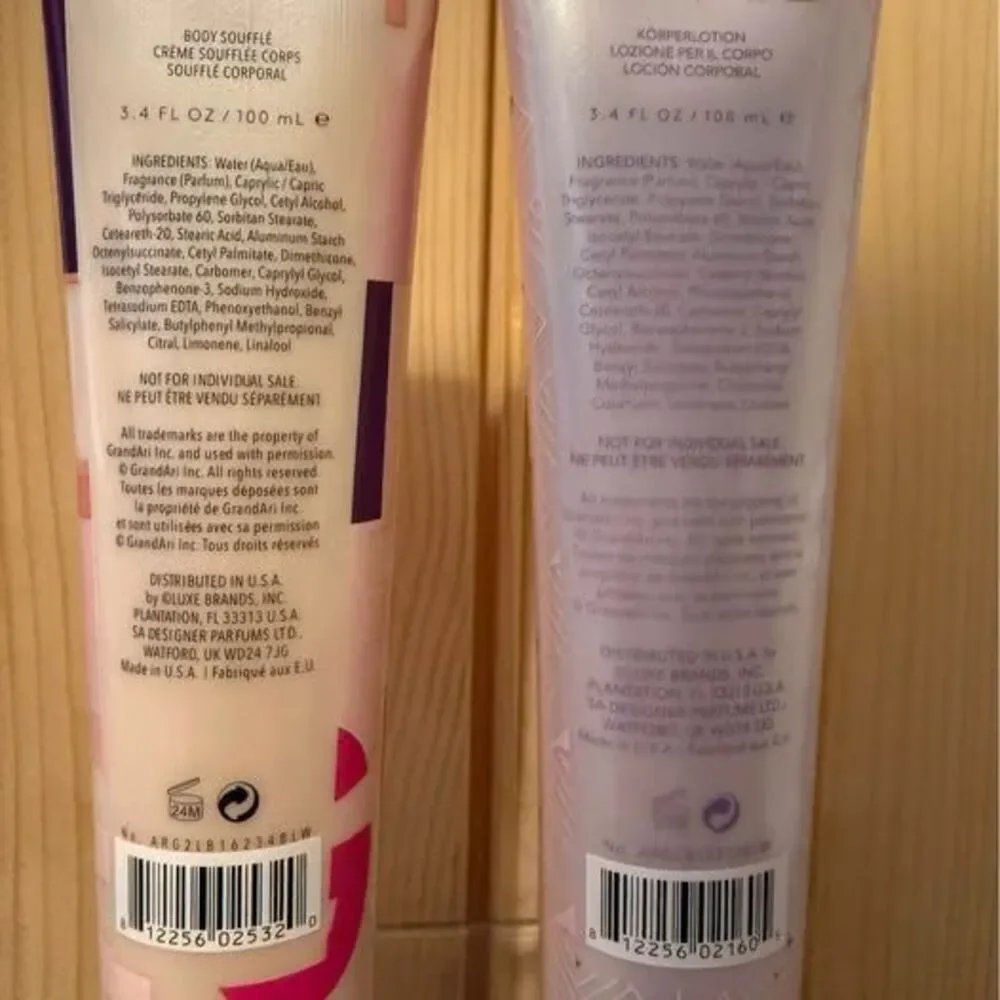 Ariana Grande lotions