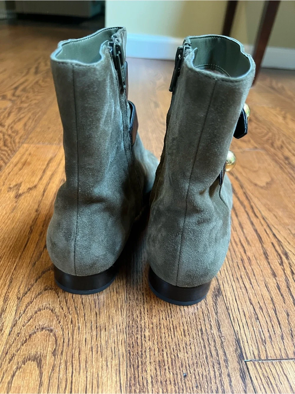 Michael Kors olive suede