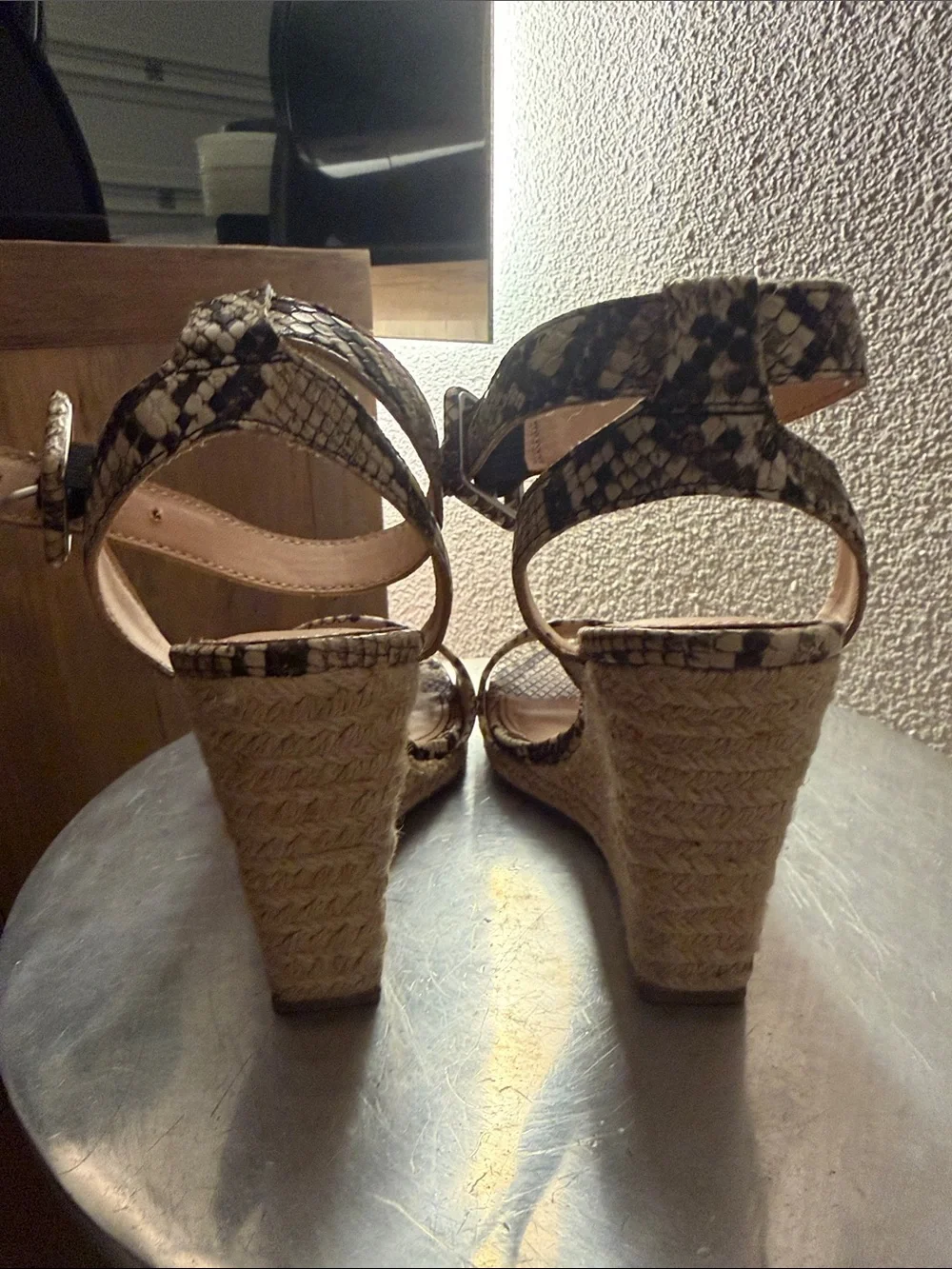 Zara wedge sandals
