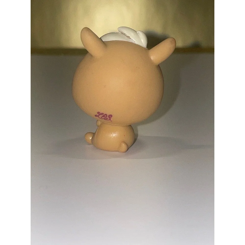 Littlest Pet Shop LPS Brown‎ Hamster 3300 Blue Eyes White Mane Hasbro