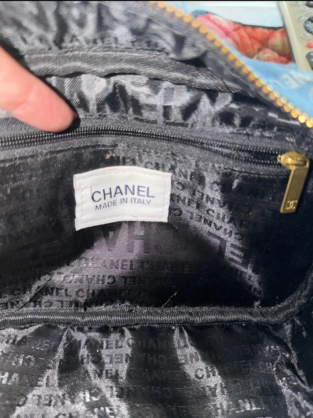 CHANEL denim mini