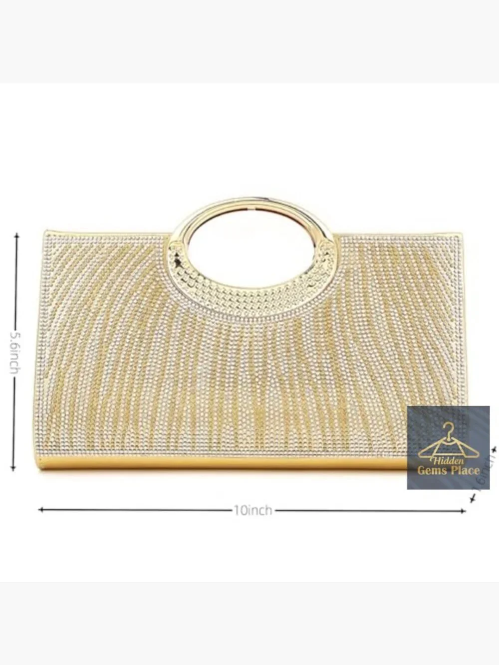 Crystal Evening Handbag Glitter Clutch Wedding Shoulder Bag Small Square