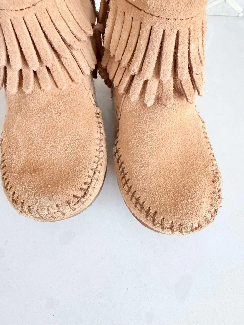 Minnetonka soft suede
