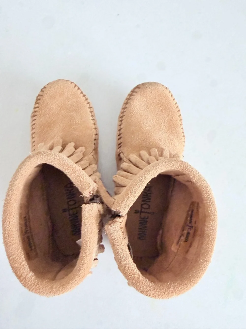 Minnetonka soft suede