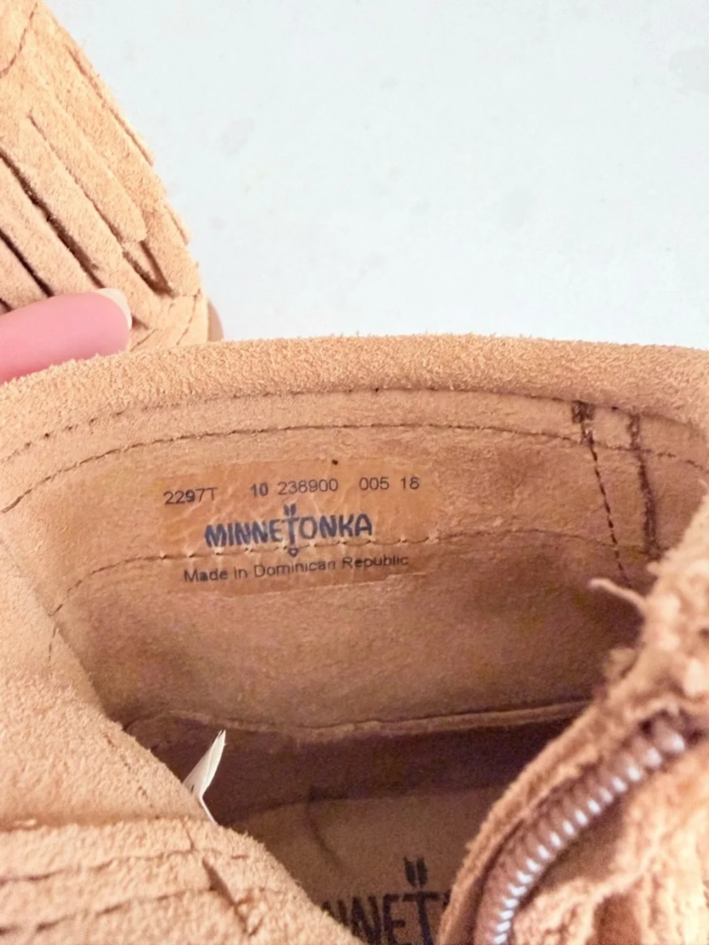 Minnetonka soft suede