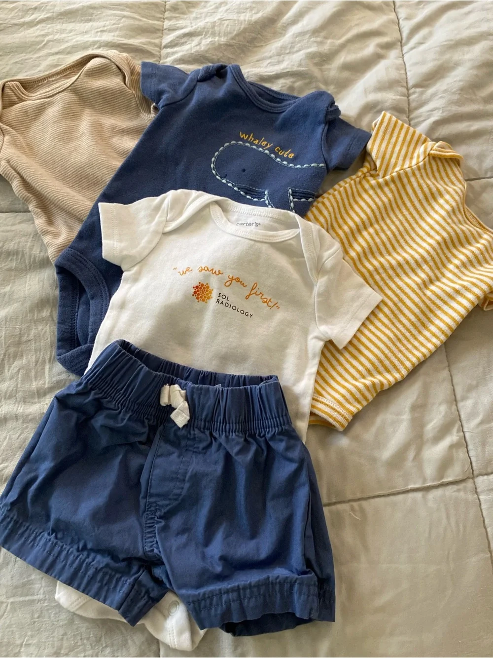 Old Navy Mixed Baby Outfit Bundle in Blue, Green, Red, Maroon, Yellow, Gray