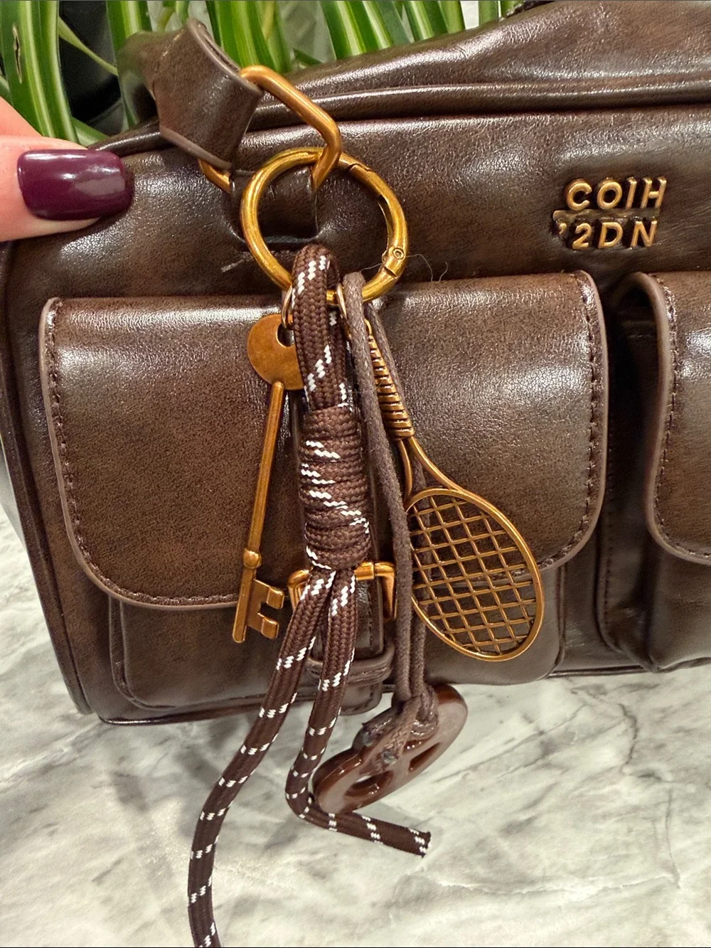 N/A brown leather