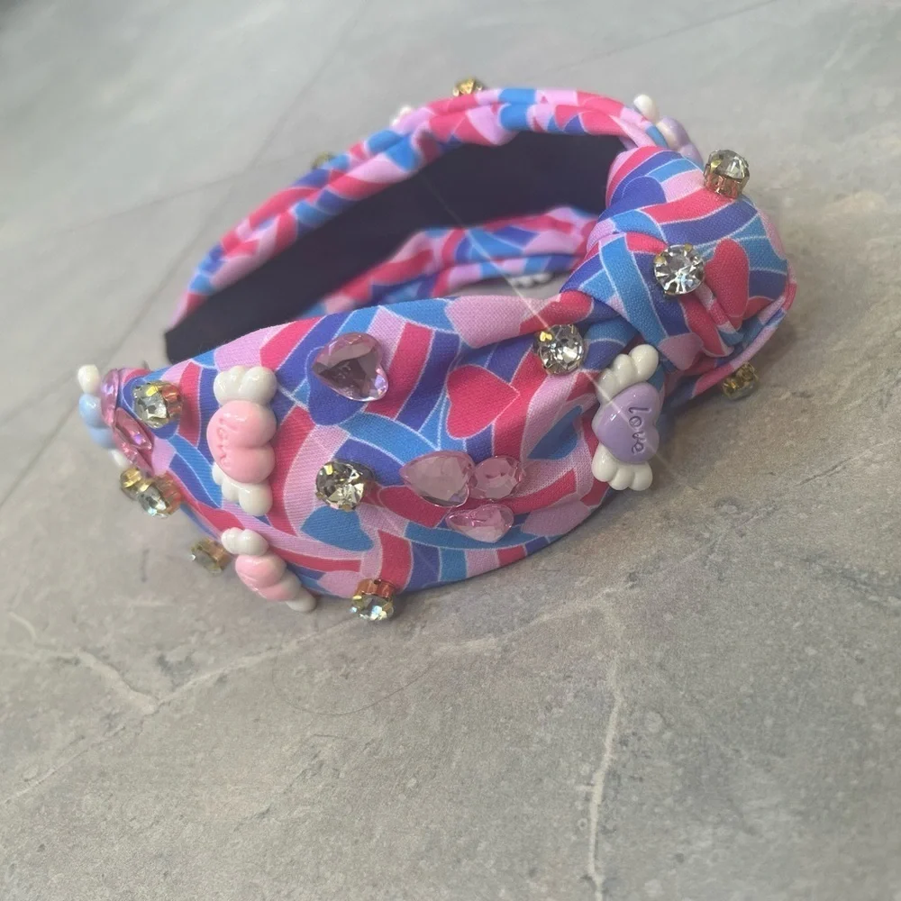 NEW Boutique Seasonal Limited Edition Valentine's Designer Candy Hearts Headband