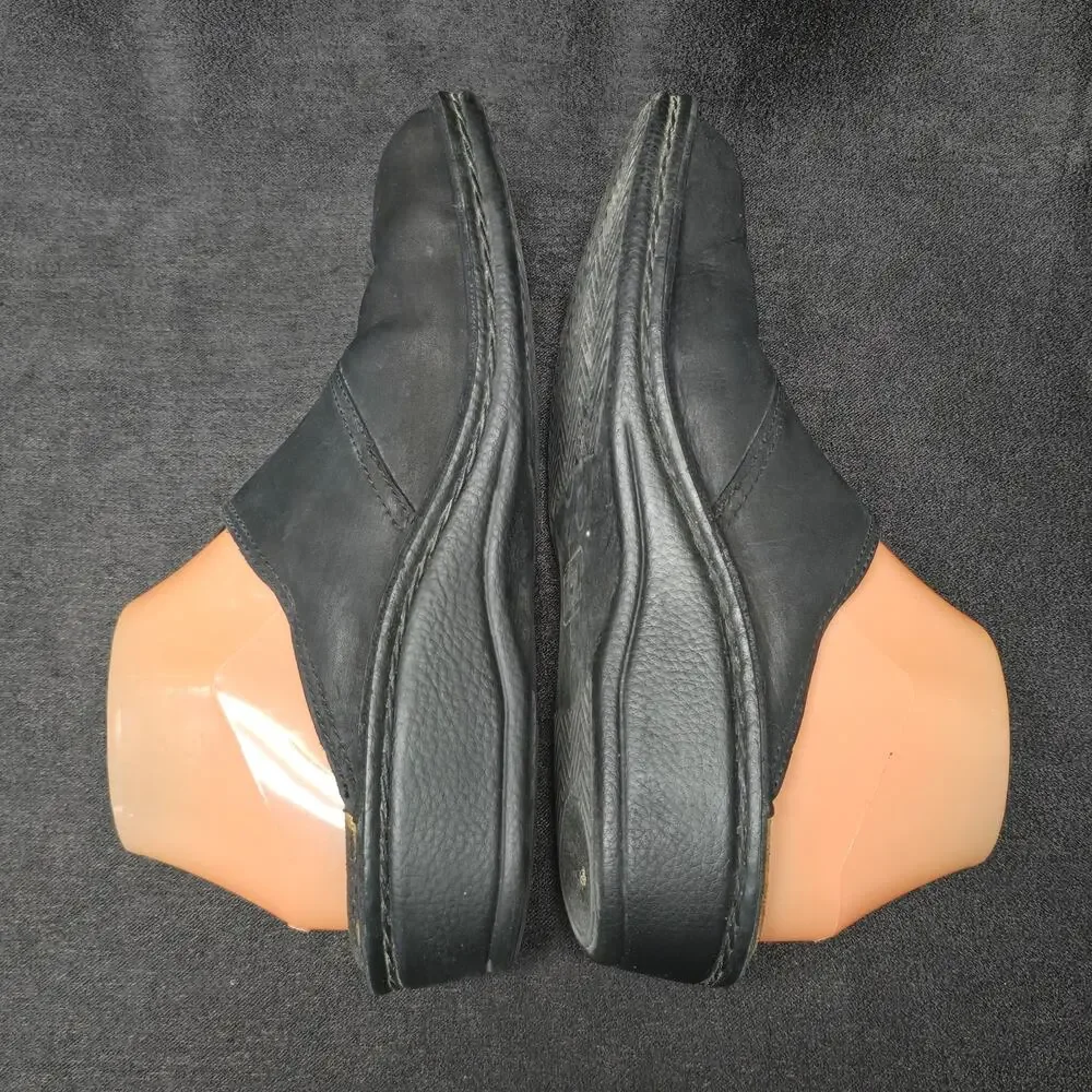 Finn Comfort Aussee Mule Black Clog Slide Sandals Shoes