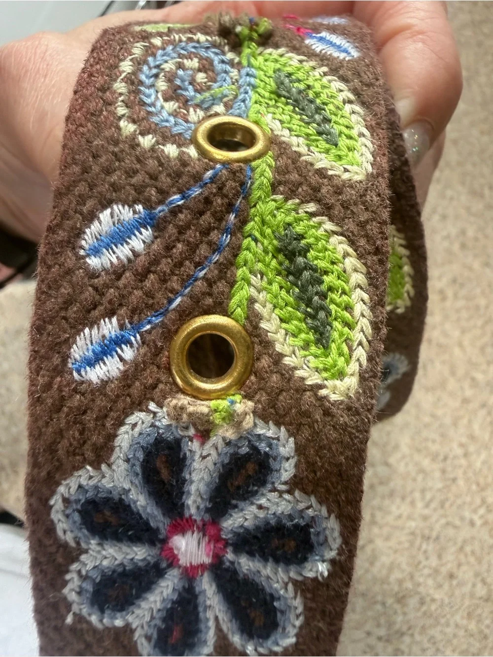 N/A floral woven