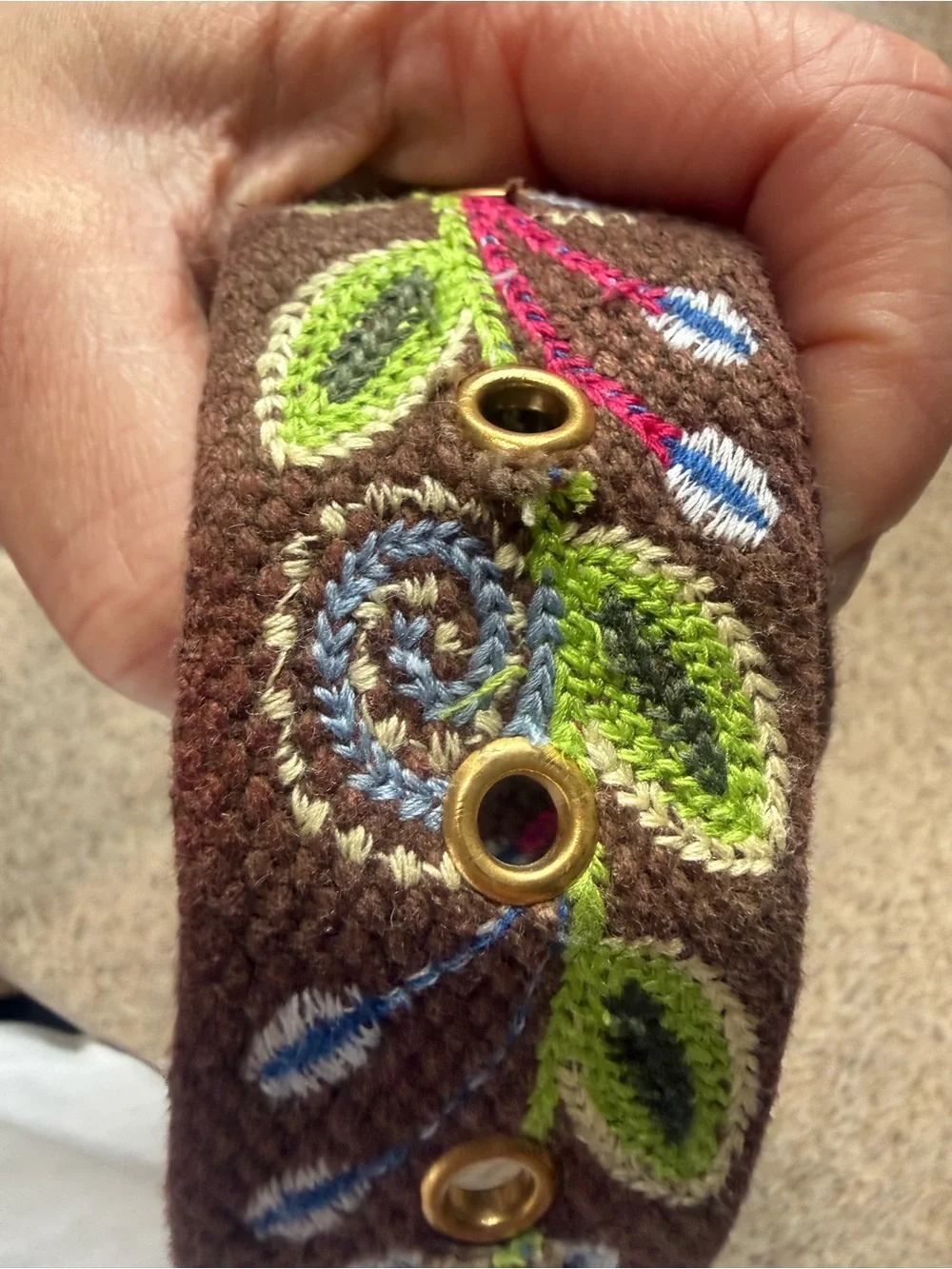 N/A floral woven