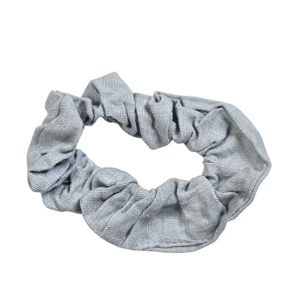 Gray Accessories Scrunchie Hair Tie Hair‎ Band Elastic Stretch Handmade SB27