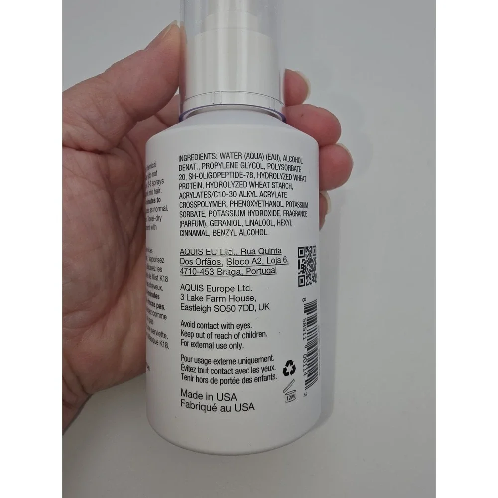 K18 biomimetic hairscience