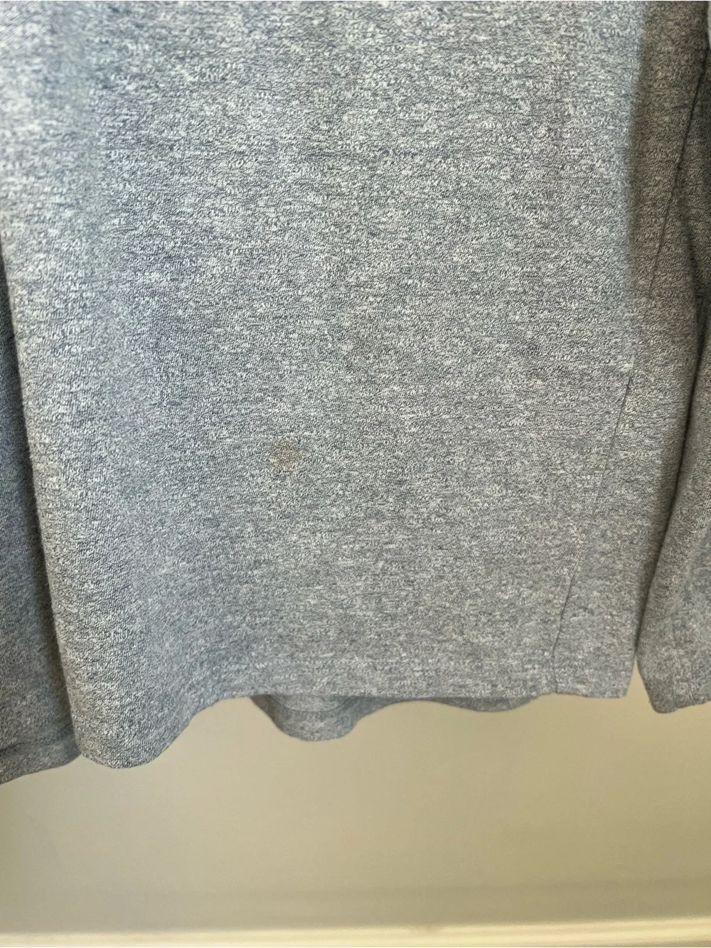 Banana Republic Heather Gray Long-Sleeve Henley
