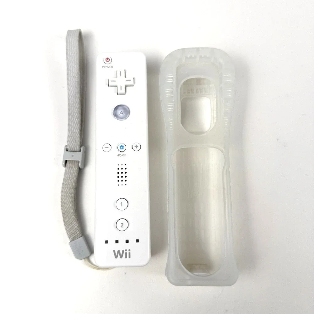 Nintendo Wii Remote Controller RVL-003 OEM Genuine W/ Sleeve Tested Working