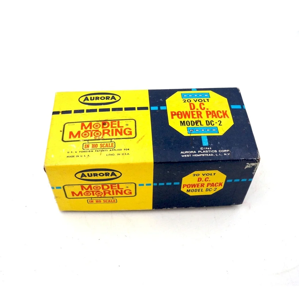 Vintage Aurora HO Scale Slot Car Lot DC-2 Power Pack T-Jet Manual