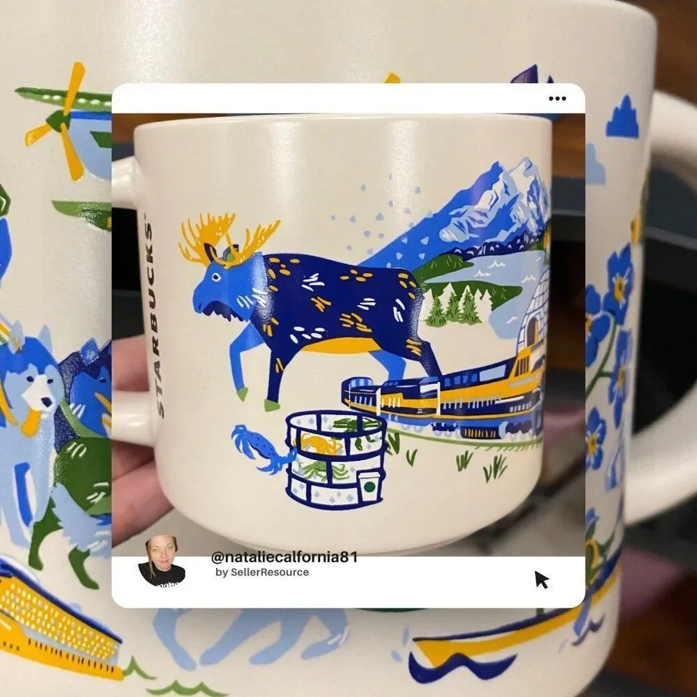 New Starbucks ALASKA 14oz Coffee Mug DISCOVERY SERIES AK cup