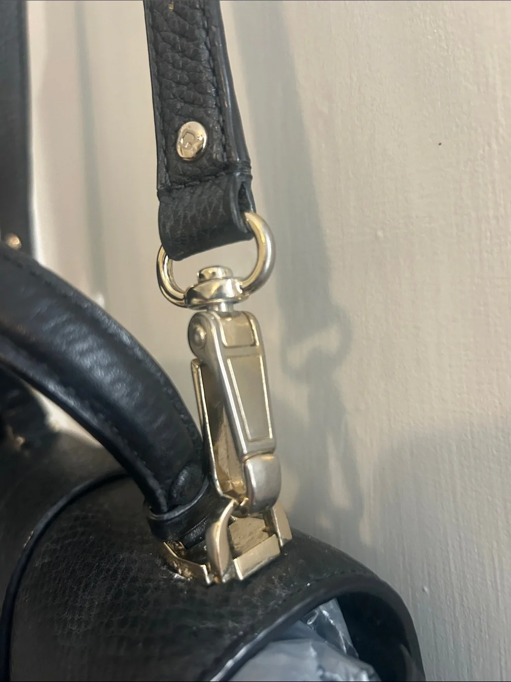 kate spade structured pebbled