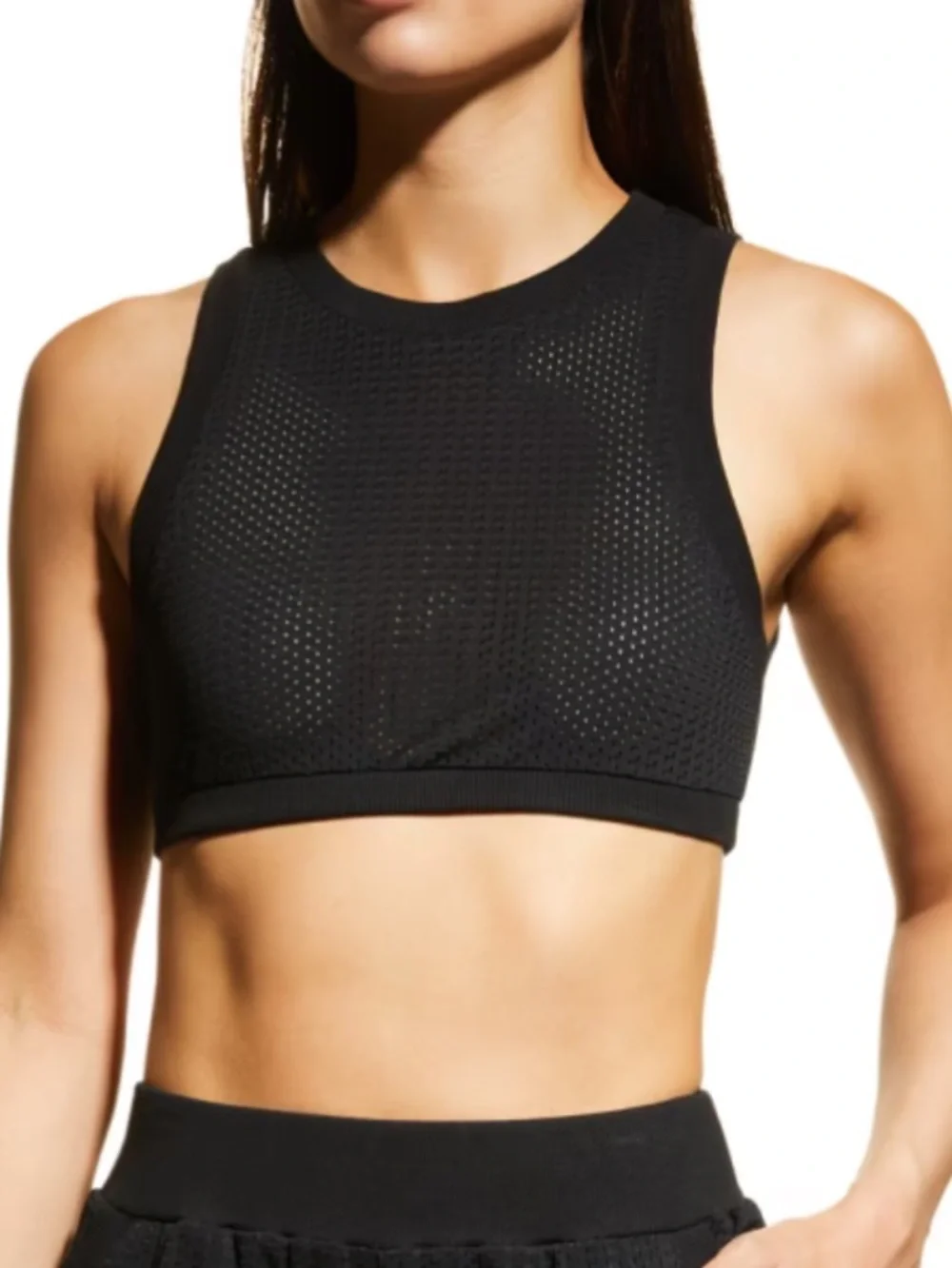 ALO Mesh All-Star Bra Tank in Black 🖤