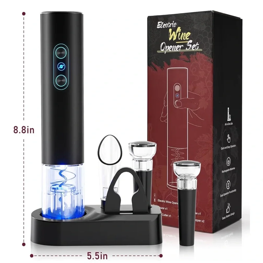 Electric Wine Opener Set