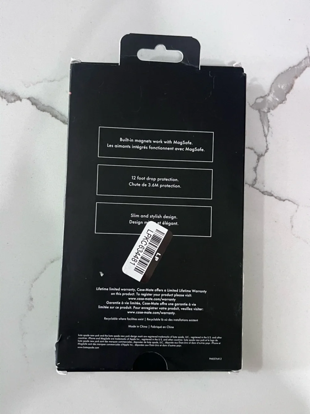 Kate Spade New York Chunky Glitter iPhone Air Case MagSafe New Sealed 6.6”