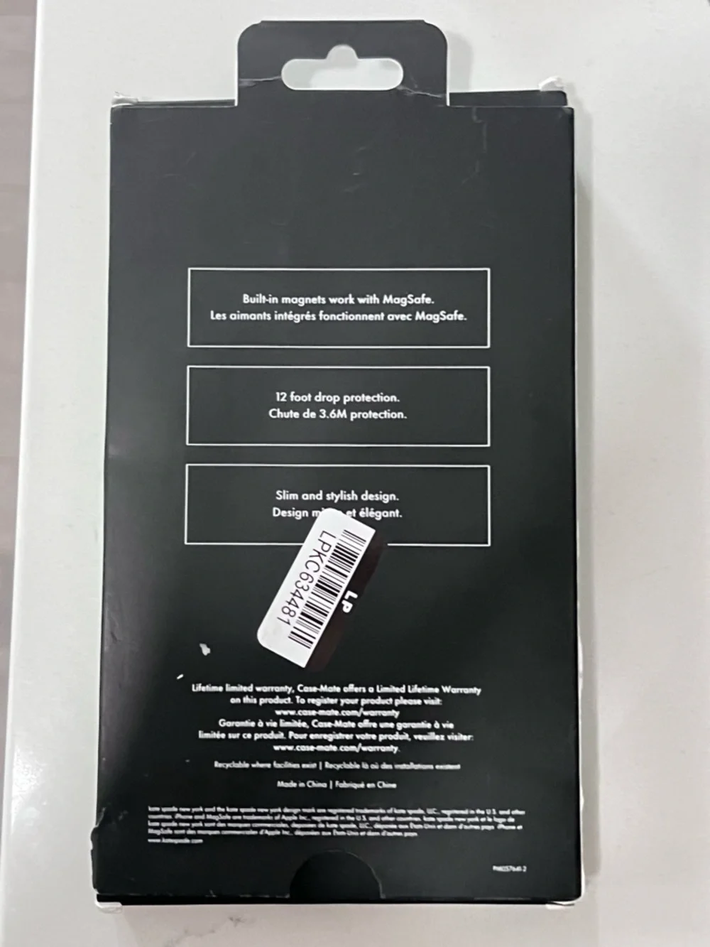 Kate Spade New York Chunky Glitter iPhone Air Case MagSafe New Sealed 6.6”