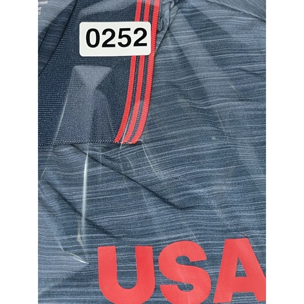 Golf Adidas Performance Mens Medium Navy Blue  Polo Shirt Short Sleeve Wicking