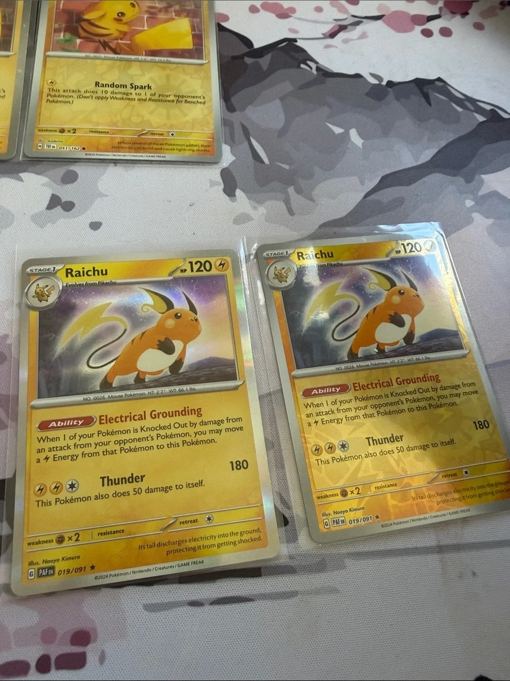 Pikachu & Raichu Pokémon Lot | 7 Holo Reverse Holo Cards