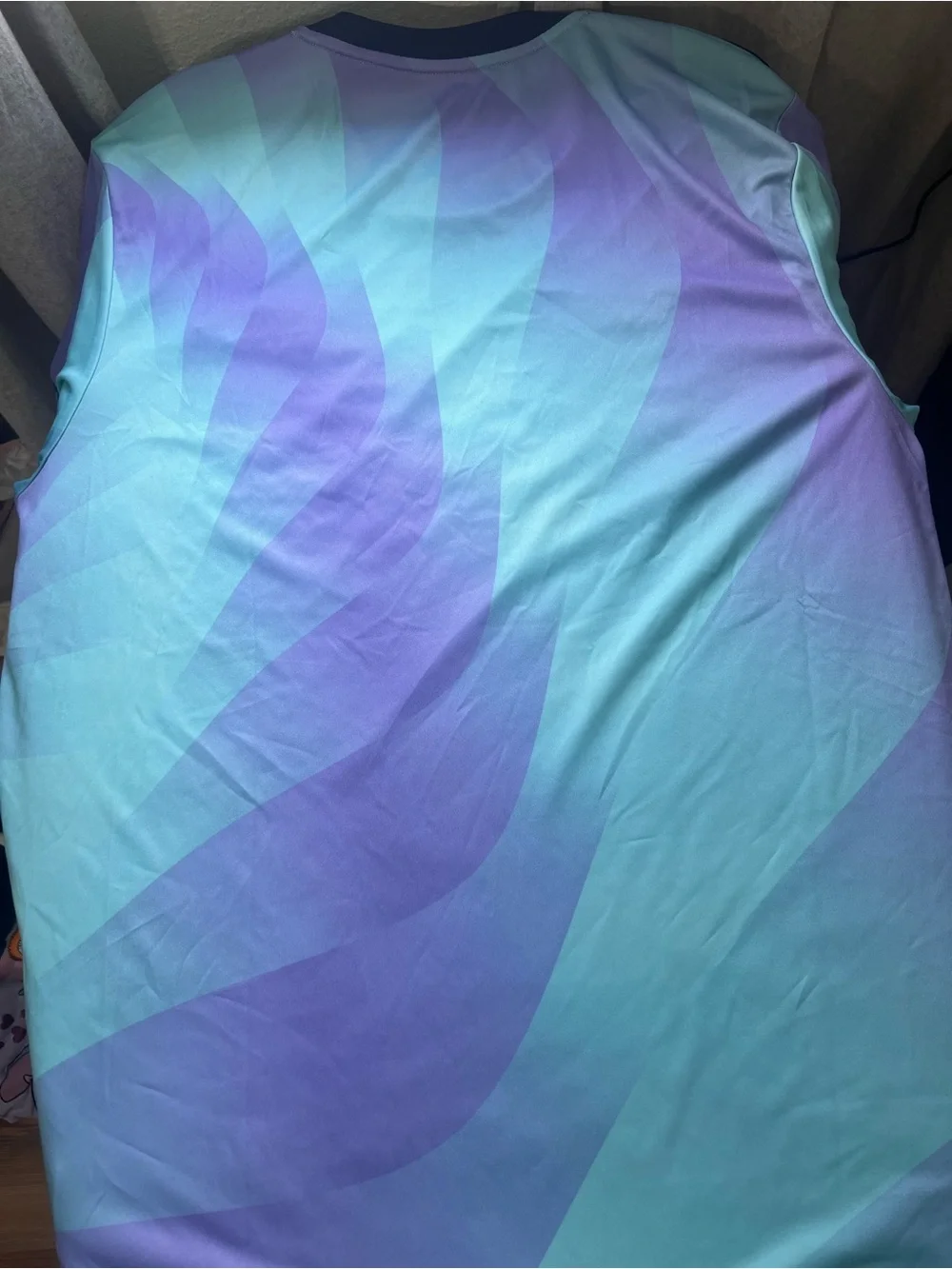 adidas Arsenal Gradient Jersey in Light Blue & Purple