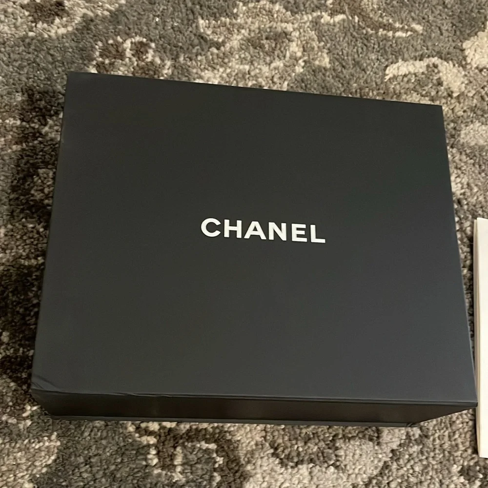 Chanel Black Magnetic Box And Booklet