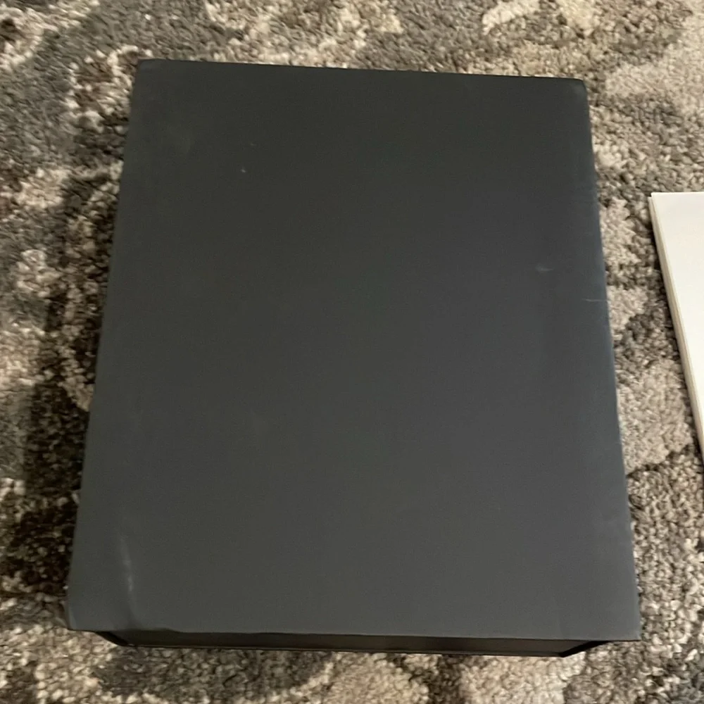 Chanel Black Magnetic Box And Booklet