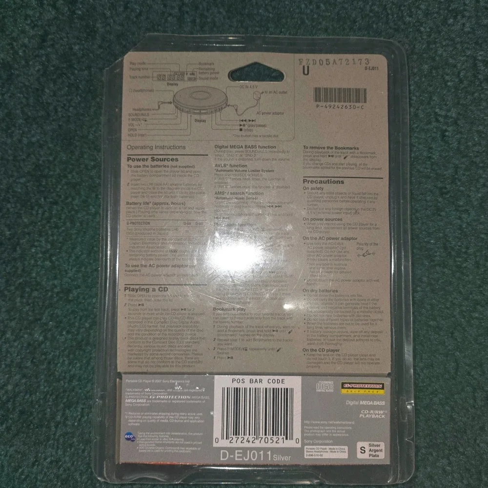 Sony ej011 portable